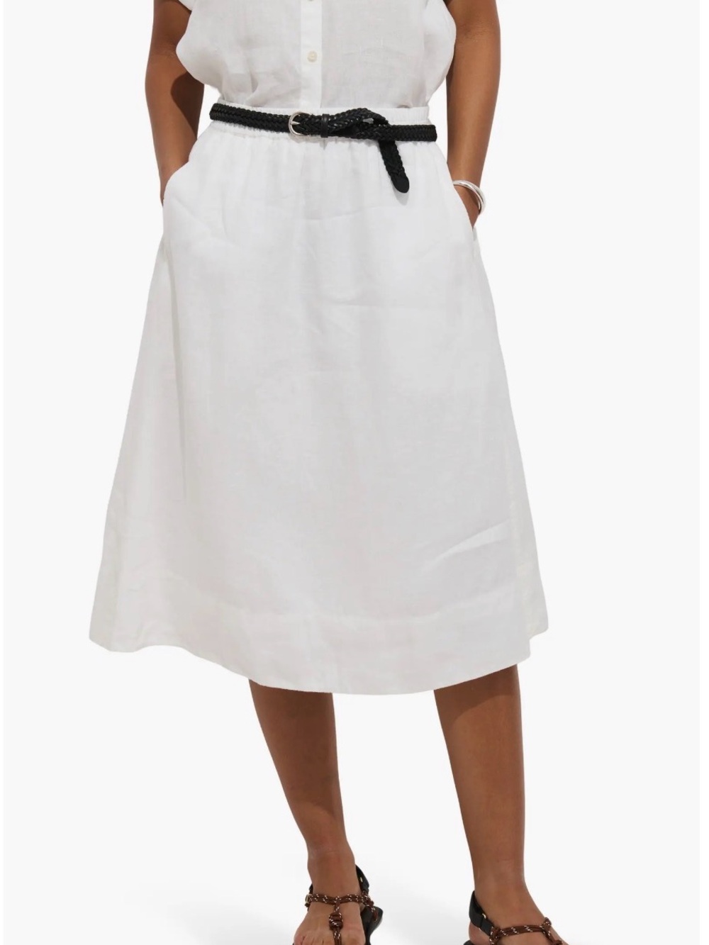 Alex Mill Maddie Linen Skirt